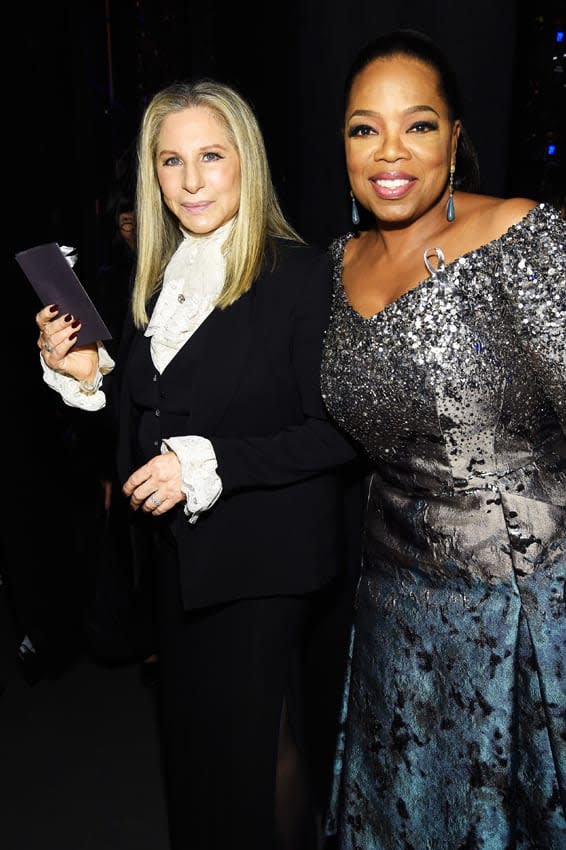 Barbra Streisand y Oprah Winfrey