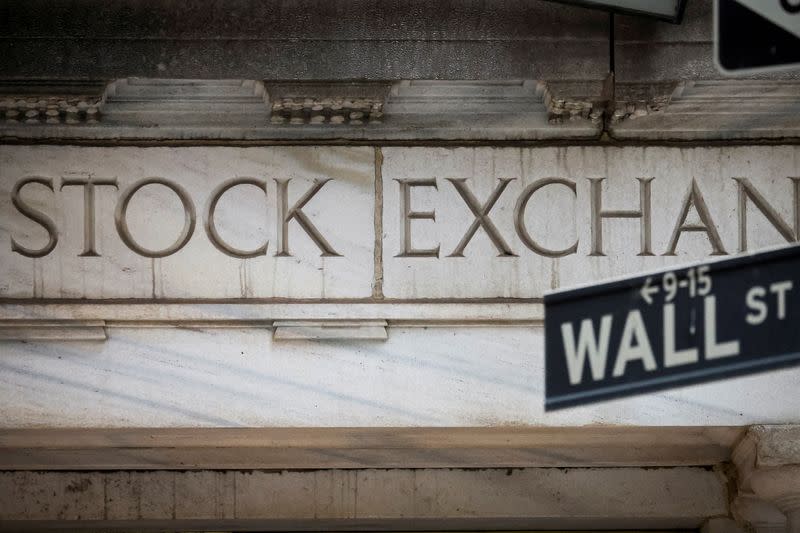 FILE PHOTO: The Wall St entrance to the NYSE is seen in New York