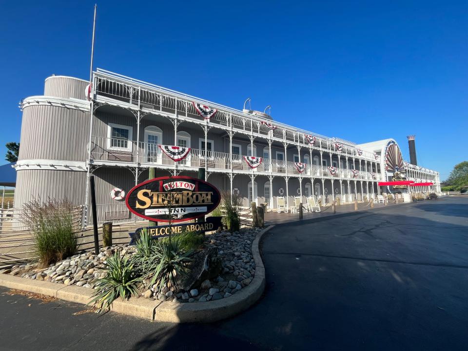 exterior shot of the fulton steamboat inn