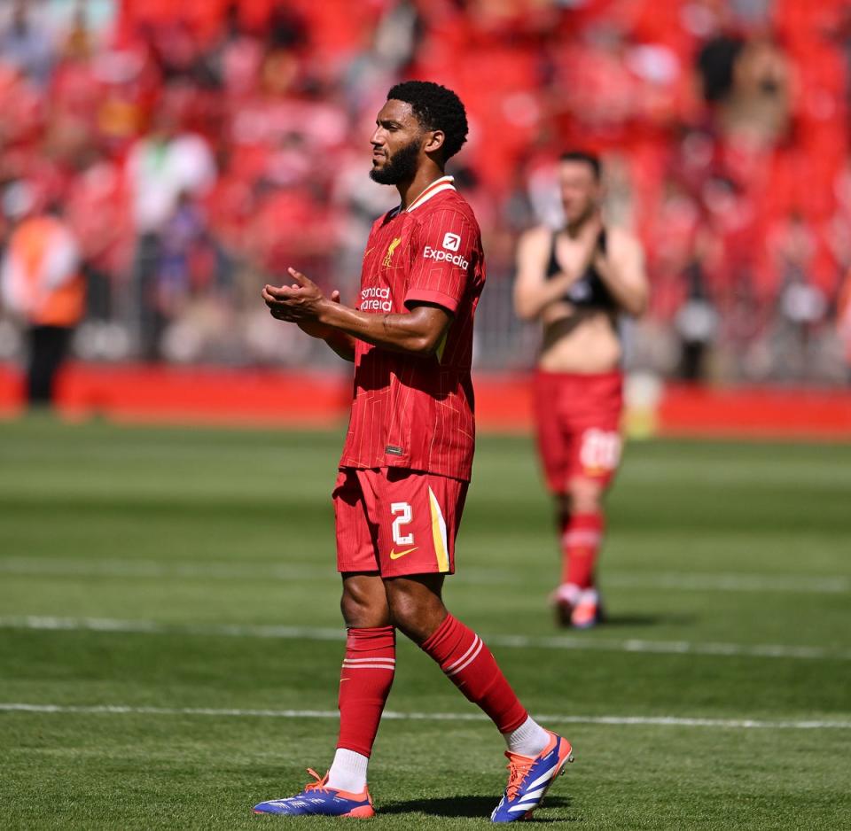 Joe Gomez has been at Liverpool longer than any member of the current squad (Liverpool FC via Getty Images)