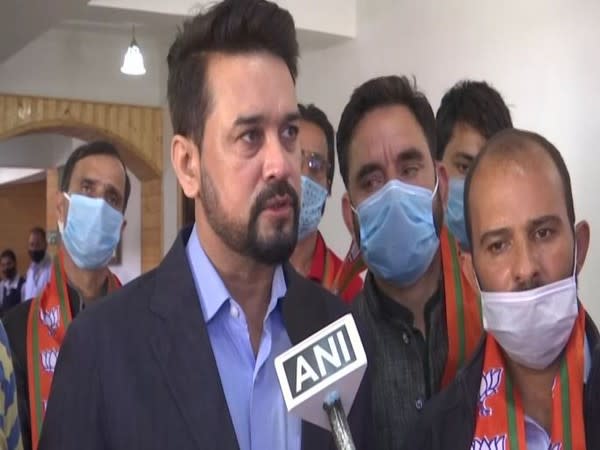 Union Minister Anurag Thakur (Photo/ANI)