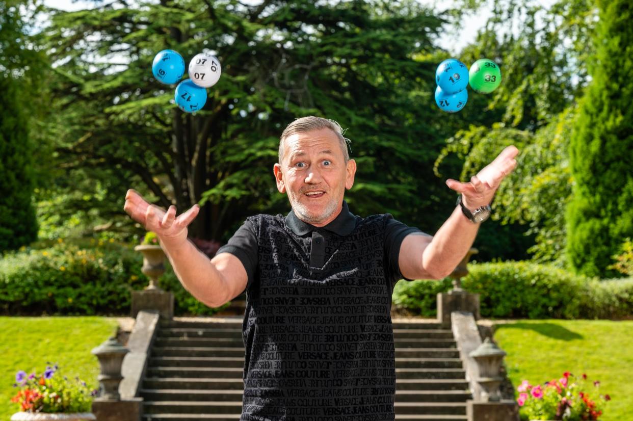 Robert Cameron told how he followed the advice of his late mother and reinvested his winnings (National Lottery/PA)