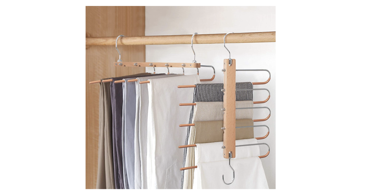 Amazon's 'magic pants hanger' is a storage lifesaver. (PHOTO: Amazon Singapore)