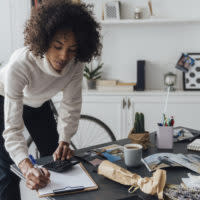 Frau Taschenrechner Finanzen