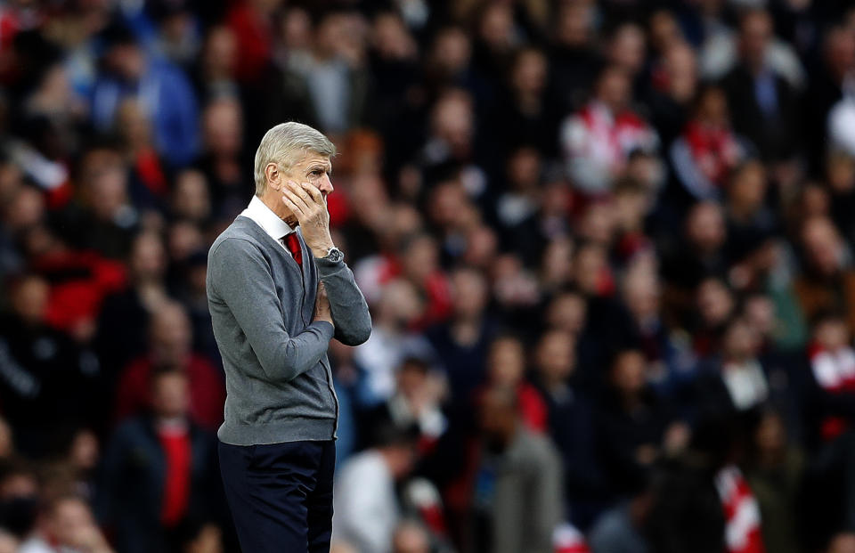 Arsene Wenger’s away record against the top clubs is very poor