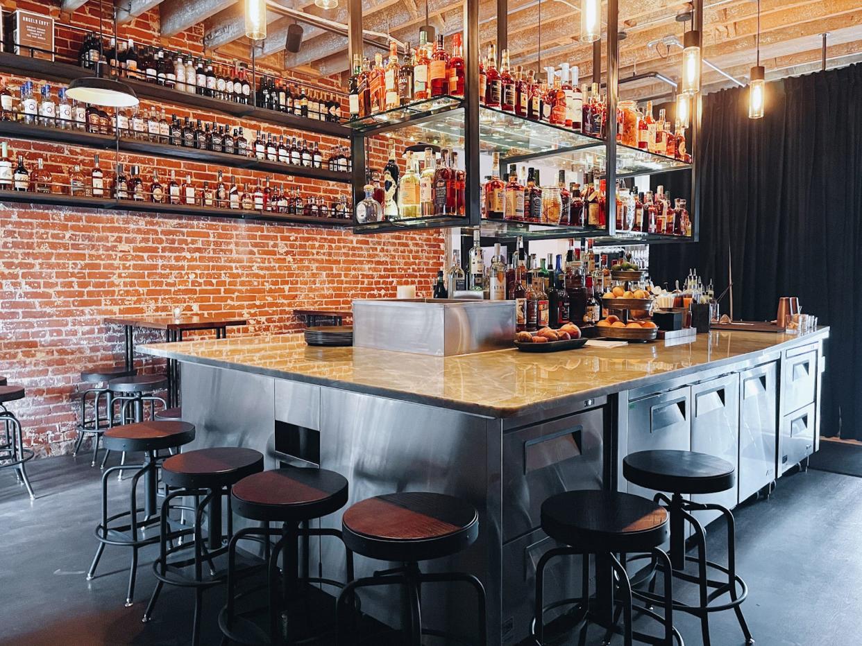 Inside Gertie’s Whiskey Bar in Louisville's NuLu neighborhood.