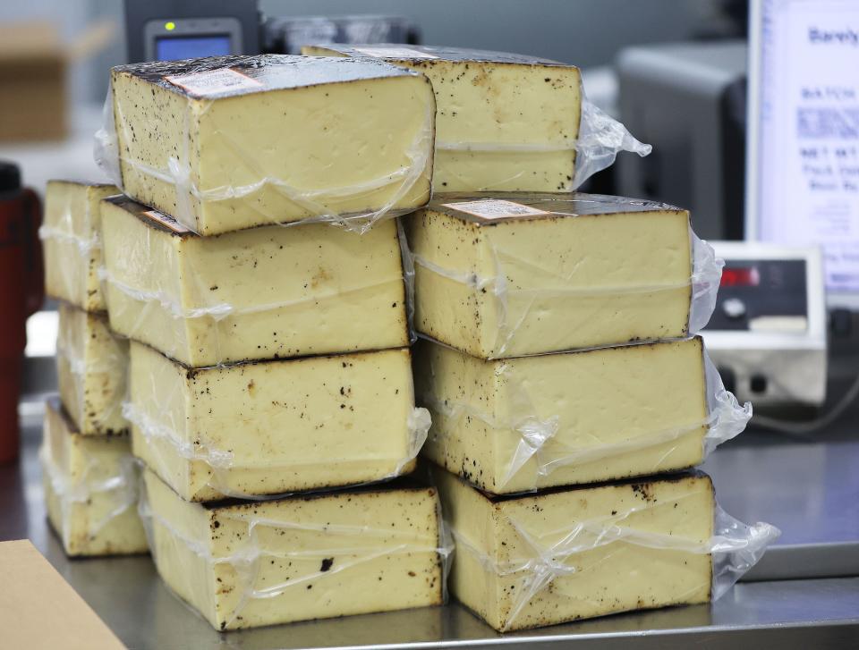 Cheese is packaged at Beehive Cheese, a second generation family-owned business, in Uintah, Weber County, Tuesday, May 2, 2023. | Jeffrey D. Allred, Deseret News