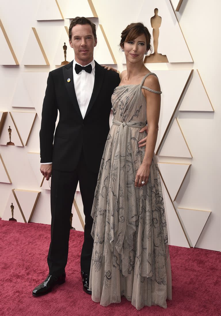 Benedict Cumberbatch junto a su esposa Sophie Hunter