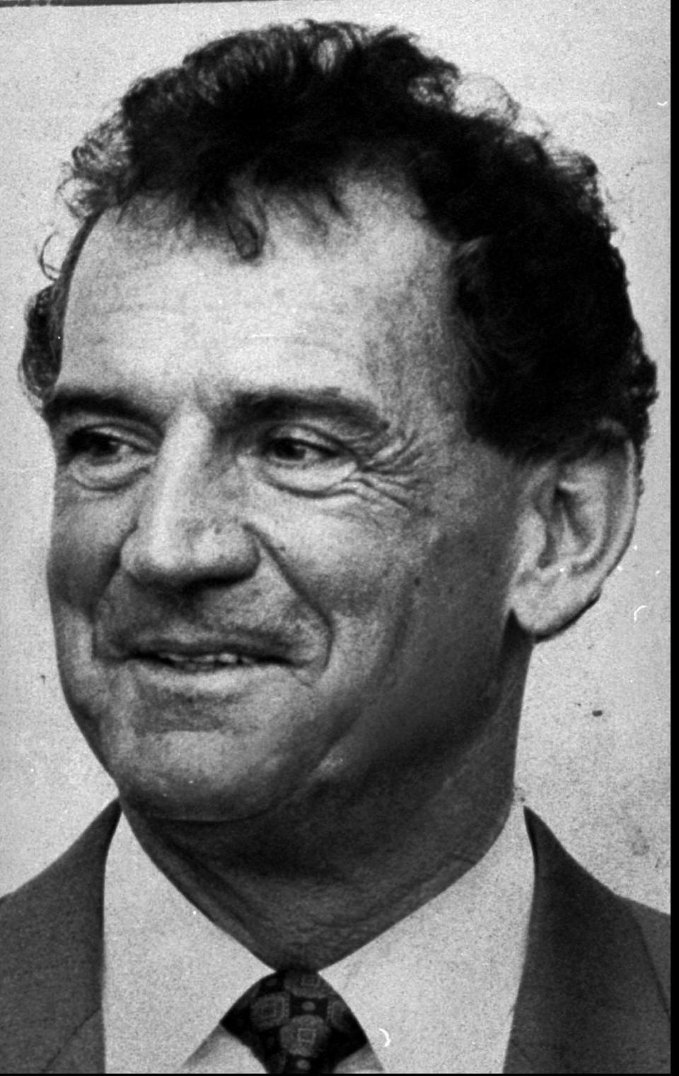 Reputed Boston mobster Francis P. "Cadillac" Salemme is shown in this1993 file photo. Federal prosecuters claim that Bulger was an FBI informant offering law enforcement authorities tips about the Mafia in New England.