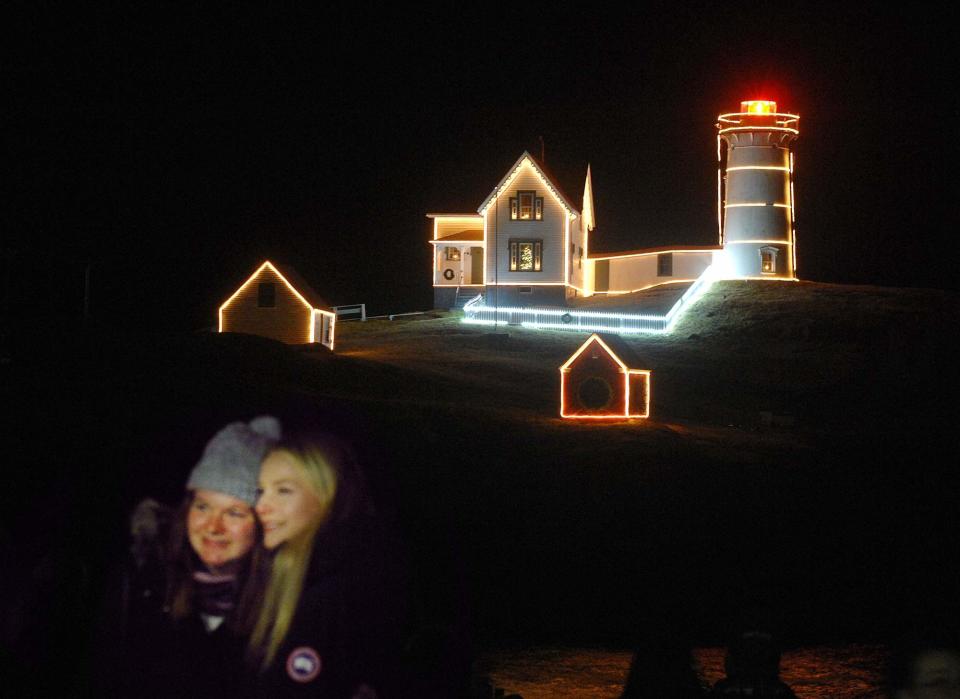The Nubble Lighthouse will be illuminated nightly over the holidays. Lights will be on daily from 4 p.m. to midnight from Saturday, Nov. 26 through New Year’s Day.