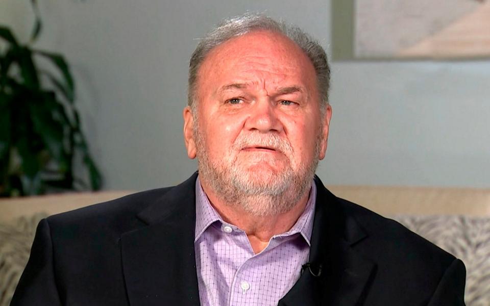 Thomas Markle has revealed that Meghan Markle gave our bags of marijuana at her first wedding in 2011. Photo: Good Morning Britain/ITV