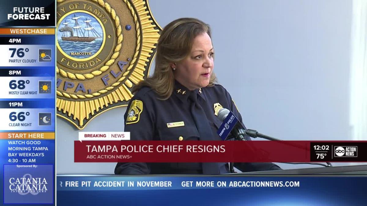 Tampa Police Chief Resigns After Flashing Badge During Traffic Stop In Oldsmar