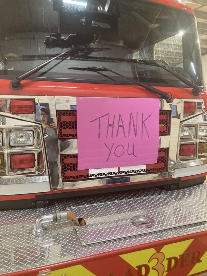 Garnet Sullivan and other volunteers helped fight the Barrington Lake wildfire for 10 days. He said donations helped cover the cost of lost equipment. 