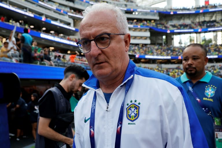 Dorival Junior durante el partido de Brasil ante Costa Rica del lunes. (KEVORK DJANSEZIAN)