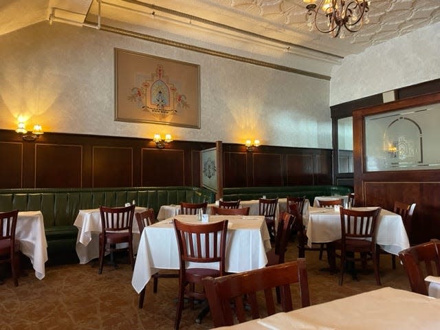 Inside Maldaner's Restaurant in downtown Springfield.