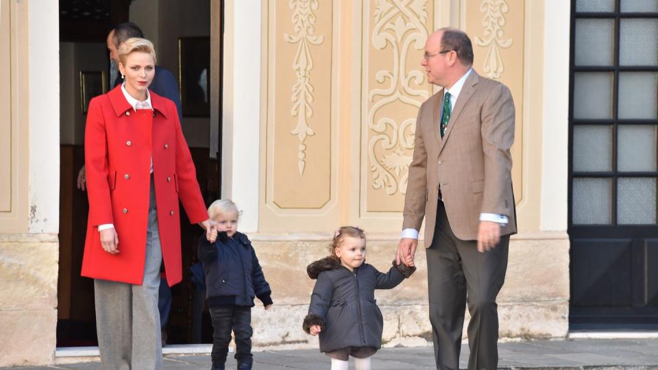 christmas gifts distribution at monaco palace in montecarlo