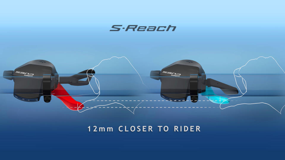 Shimano S-Reach shifter ergonomics