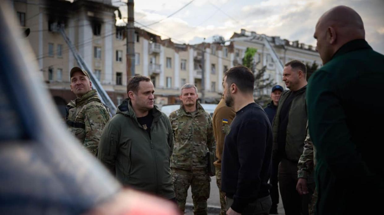 Volodymyr Zelenskyy in Dnipro. Photo: Office of the President of Ukraine