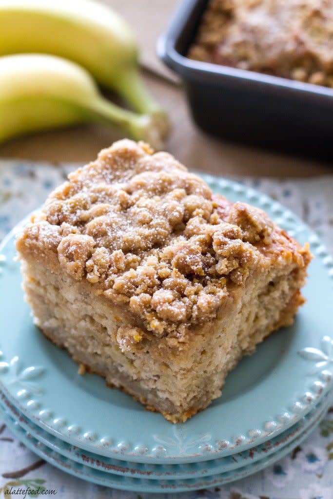 Honey Banana Coffee Cake