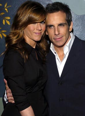 Jennifer Aniston and Ben Stiller at the LA premiere of Universal's Along Came Polly