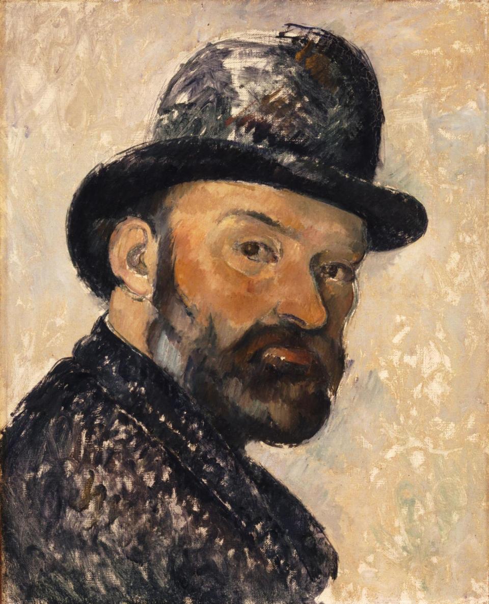 Self-Portrait ina Bowler Hat,1885-86 (Ny Carlsberg Glyptotek, Copenhagen. Photo: Ole Haupt )