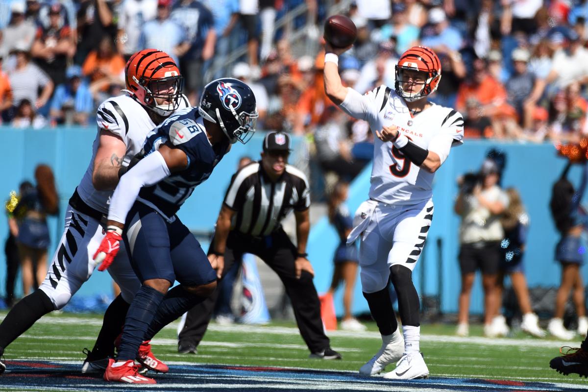 Cincinnati Bengals vs. Tennessee Titans Start 'Em, Sit 'Em: Players To  Target Include Joe Burrow, Tee Higgins, Derrick Henry, and Others