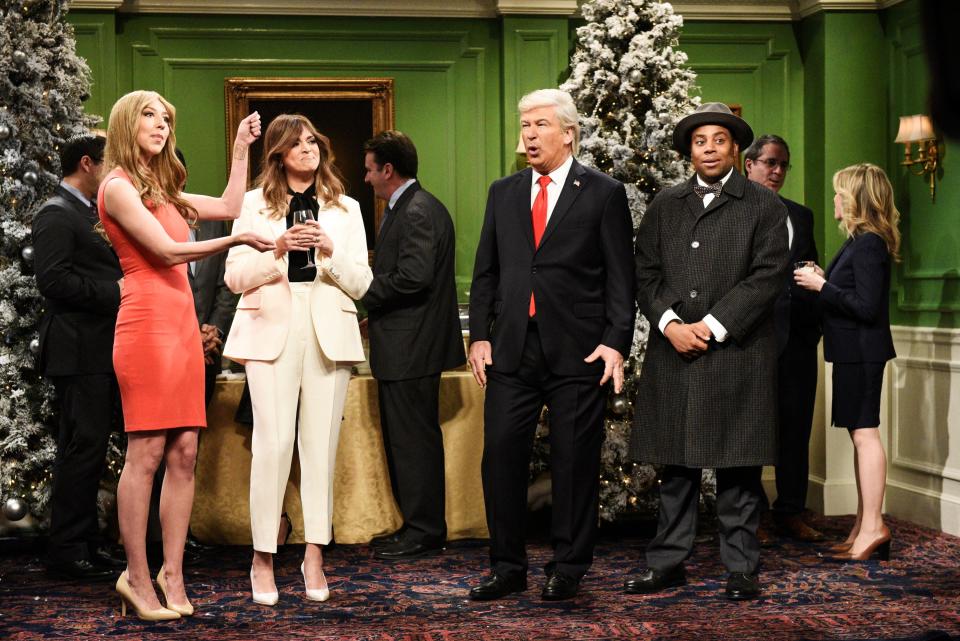 On 'SNL,' Alec Baldwin's President Trump sees what his life would have been like if he hadn't become president. The real Trump didn't find it funny.