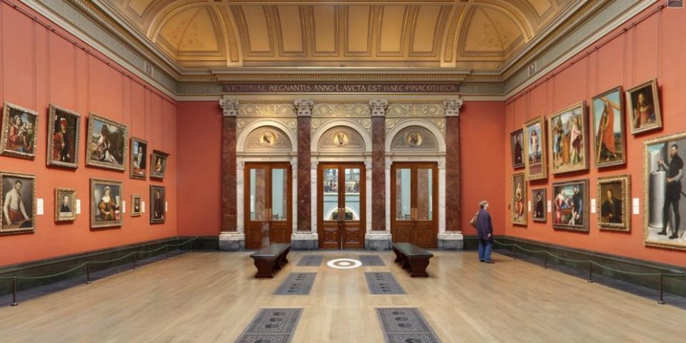 Virtual tour of the National Gallery in London. 