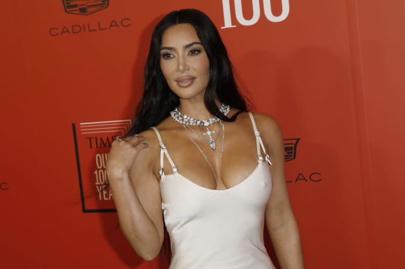 Kim Kardashian arrives on the red carpet at the 2023 TIME100 Gala on Wednesday, April 26, 2023 in New York City. Photo by Peter Foley/UPI