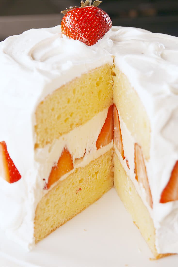 Strawberry Shortcake Layer Cake