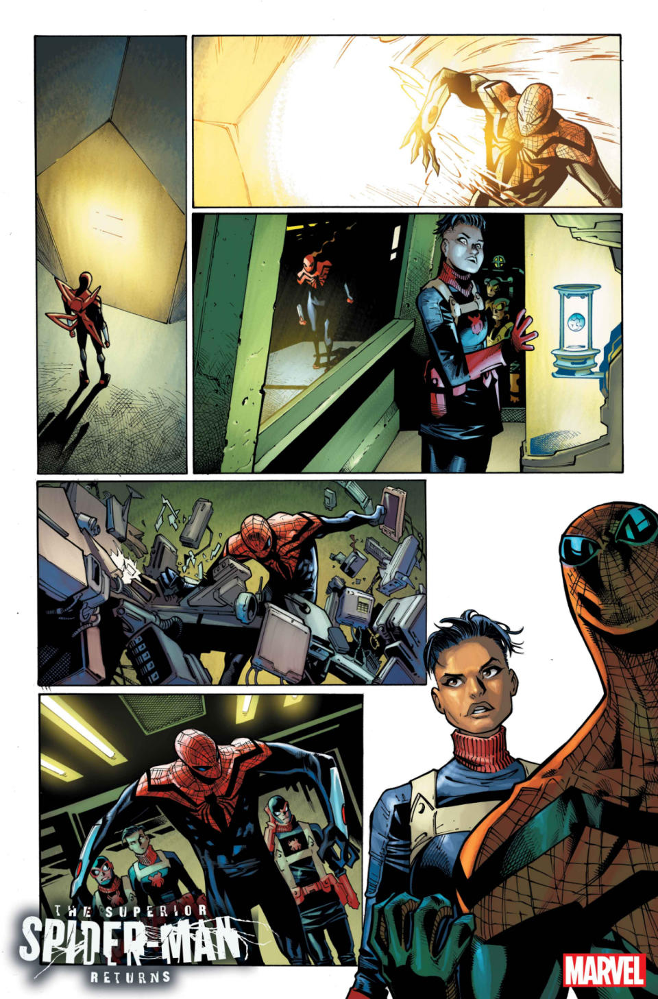 Superior Spider-Man Returns #1 interior art