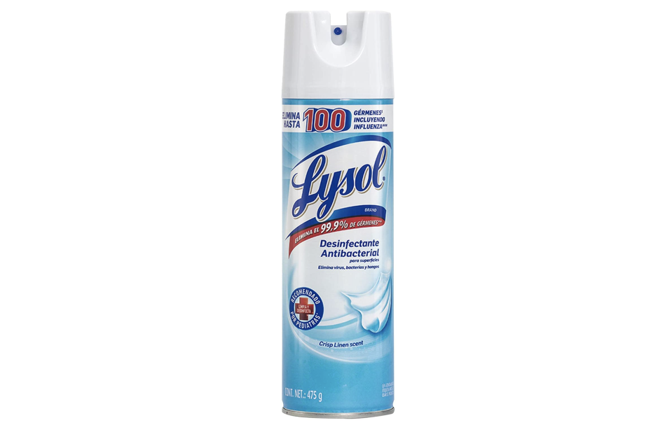 Lysol Aerosol Crisp Linen, 475g. Foto: aamzon.com.mx 