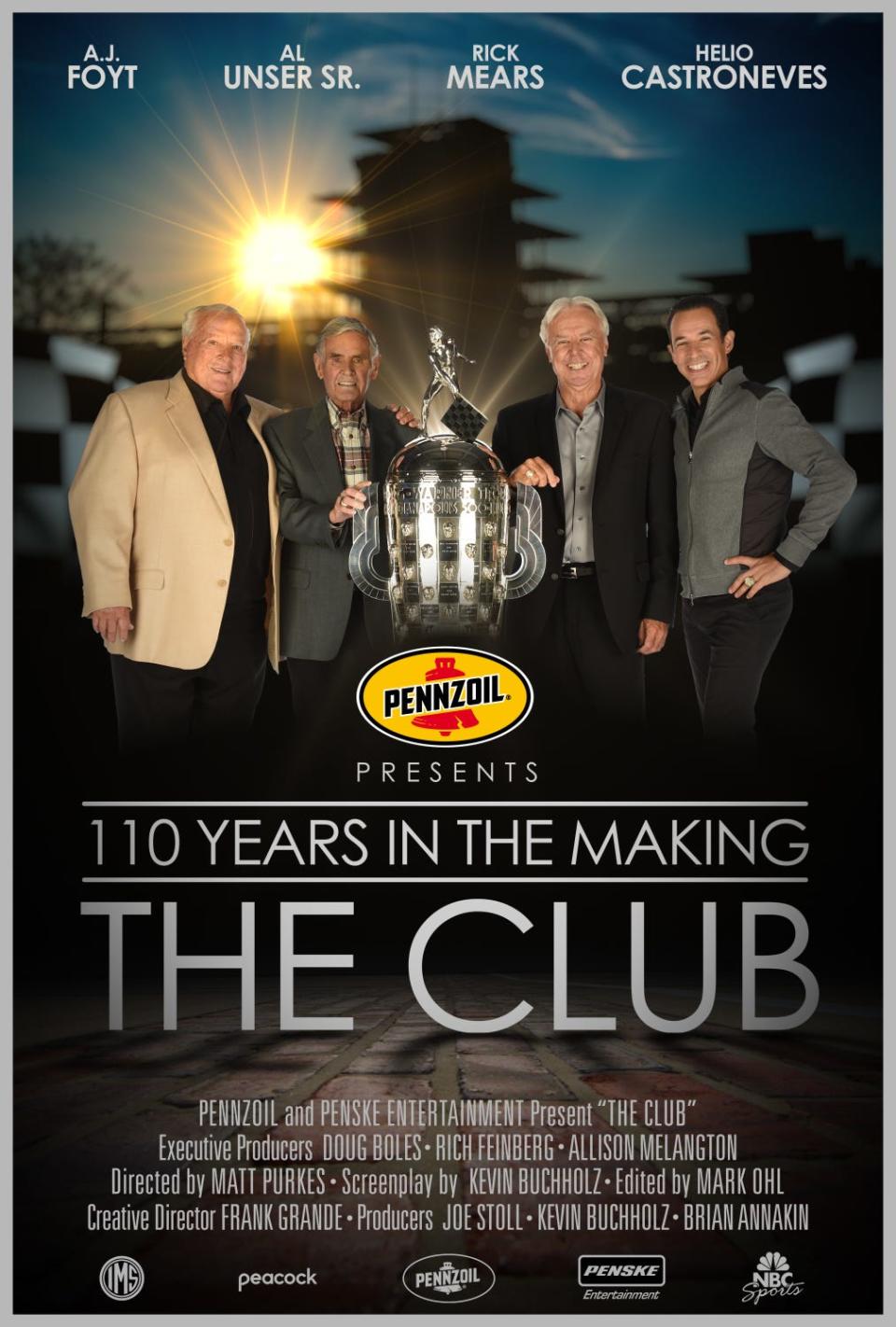 IMS announces 'The Club', a documentary featuring the four four-time Indy  500 winners