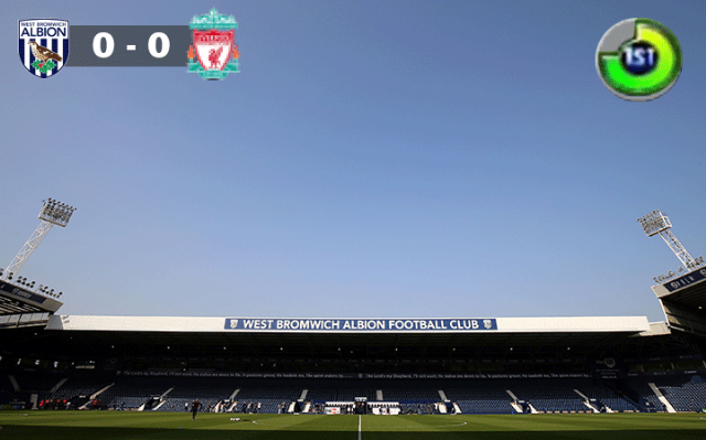 west brom vs liverpool kickoff