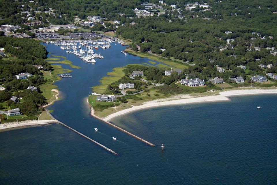 Saquatucket Harbor in Harwich, Massachusetts