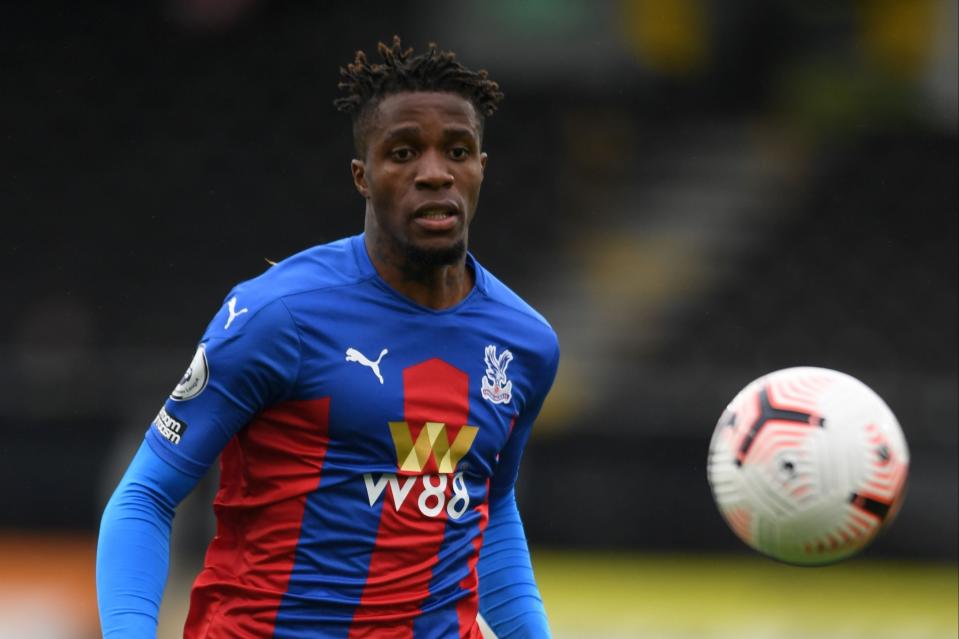 <p>wilfriedzaha301020a</p> (POOL/AFP via Getty Images)