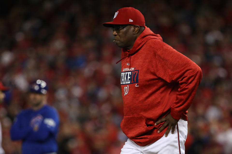 Dusty Baker帶領華盛頓國民也沒能拿下榮光。（Photo by Win McNamee/Getty Images）