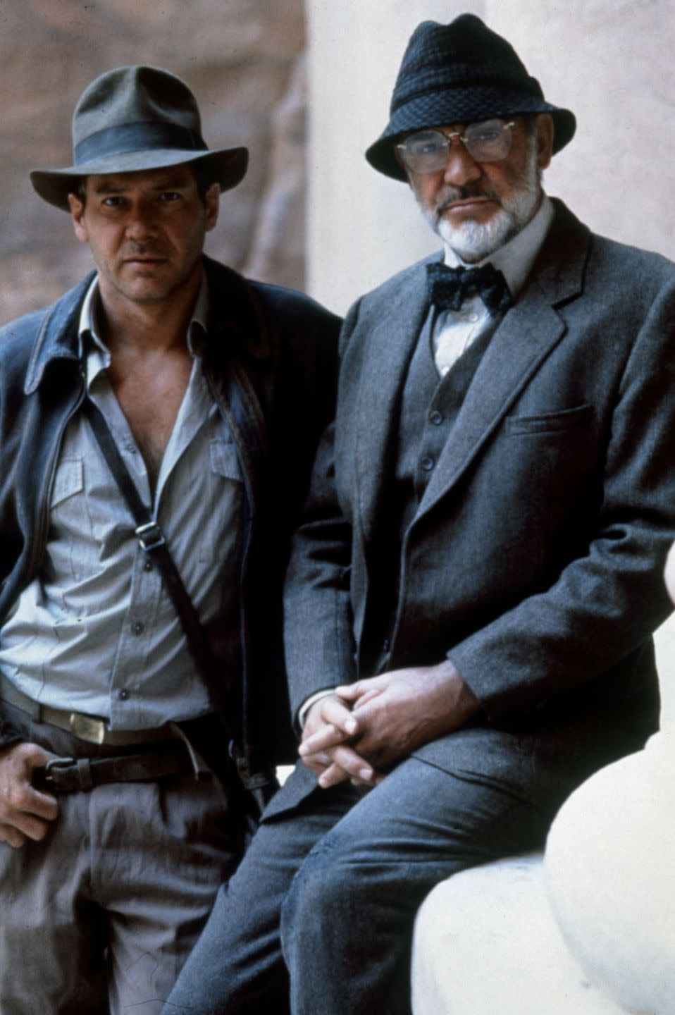 <p>Sean Connery as Indiana Jones's father Henry Jones in a publicity still for <em>Indiana Jones and the Last Crusade</em>, 1989</p>