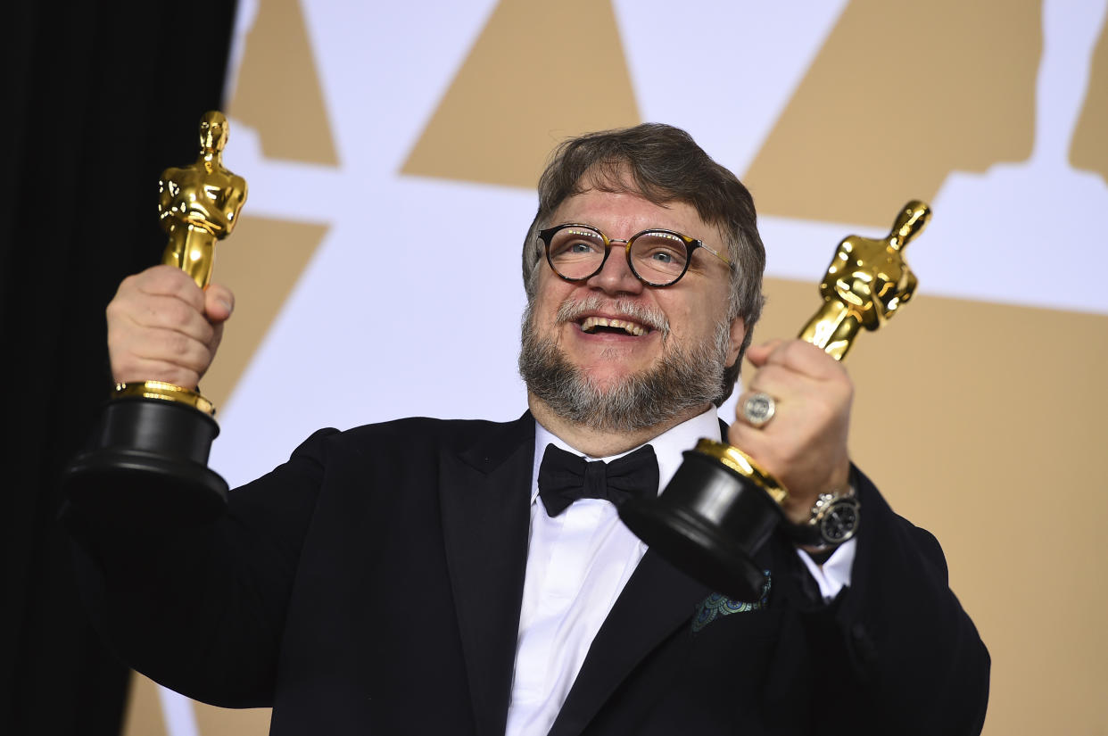 Guillermo del Toro, winner of the awards for best director and best picture for 