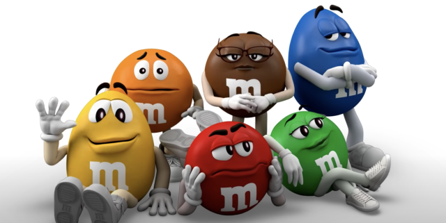 Blue Original Advertising for M&M for sale