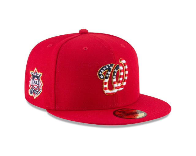 Major League Baseball, MLB, has 4th of July caps for every team