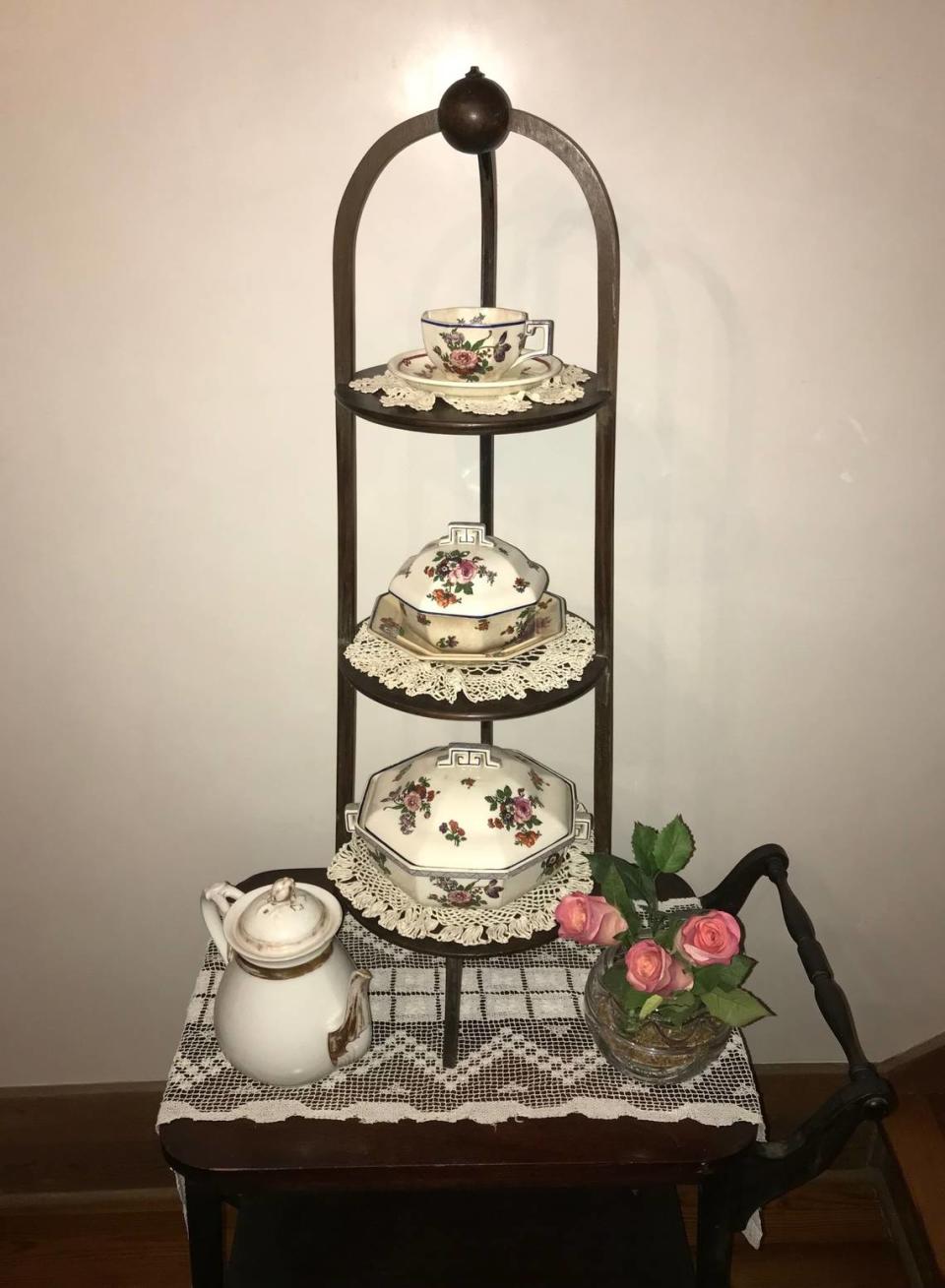 You can see vintage tea sets like this one by Royal Doulton at the Coral Gables Merrick House, 2 to 5 p.m. Sunday, March 26, as part of the Merrick House Tea Jubilee.