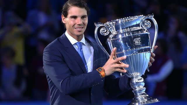 Nadal was crowned year-end No.1 in London. Image: Getty