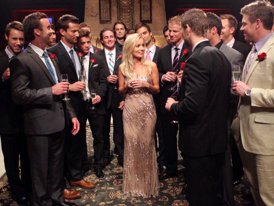 Emily Maynard on night one of season eight of "The Bachelorette."