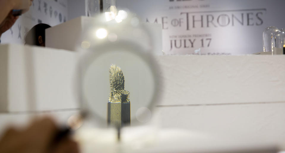  ‘Game of Thrones’ pencil microsculptures at Scotts Square