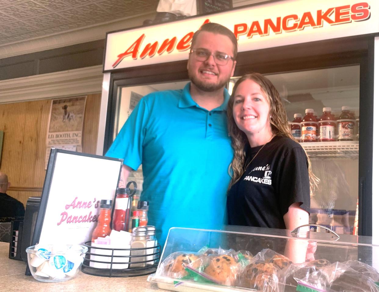 Jared and Yolanda Fish own Anne's Pancakes at 114 S. Main St. in Elmira.