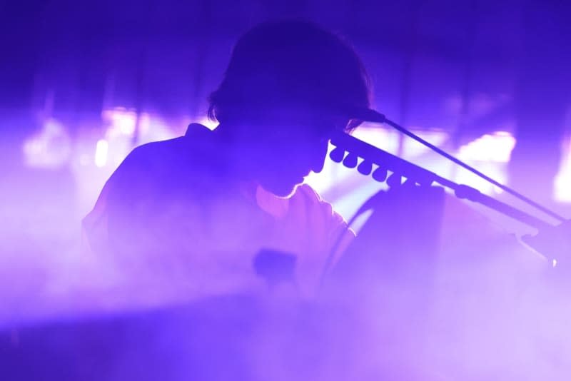 Nicolas Godin at a Berlin concert marking the reissue of the album "Moon Safari". Gerald Matzka/dpa