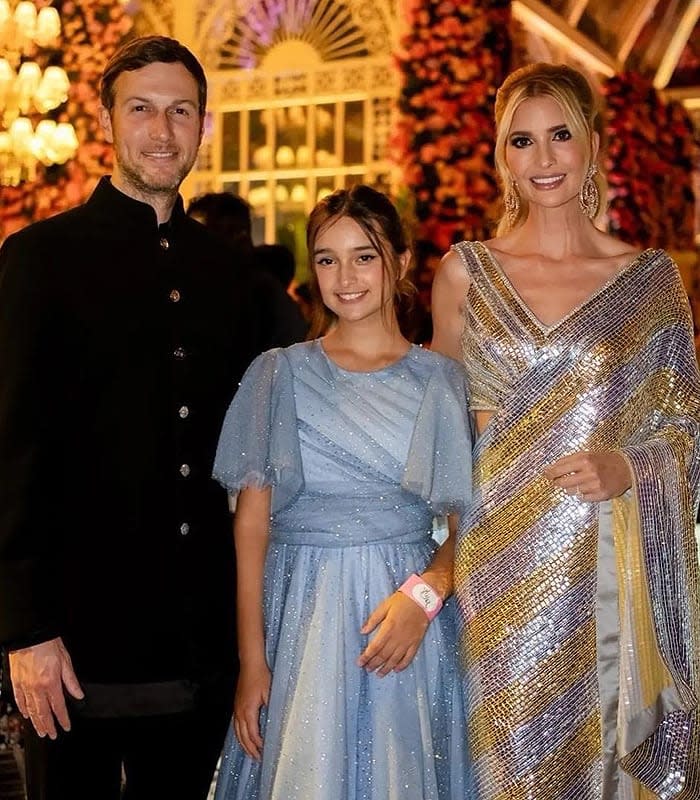 Ivanka Trump y su esposo, Jared Kushner, en la fiesta preboda. (hola.com)