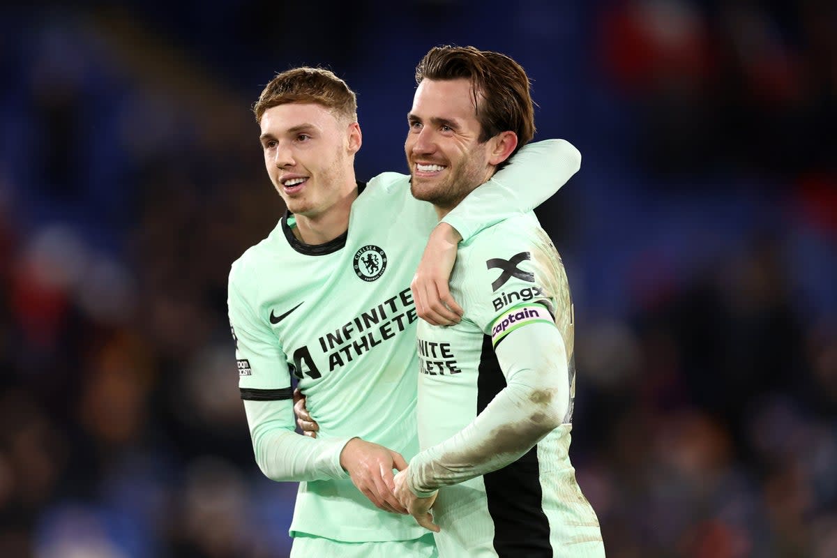 Cole Palmer celebrates with Ben Chilwell (Getty Images)