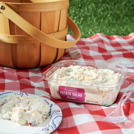 Yes! Get a load of this delicious spud salad. No! Don't leave it out on a sheet in the sun. (Photo: Walmart)